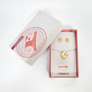Fortune Cookie Gift Set (Blush) - Gold